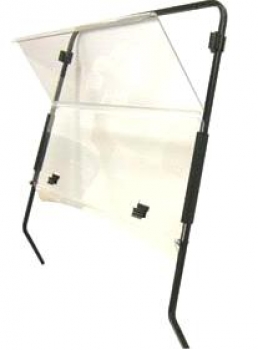 Frontscheibe klappbar klar